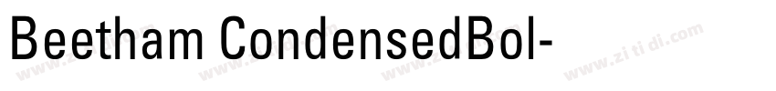 Beetham CondensedBol字体转换